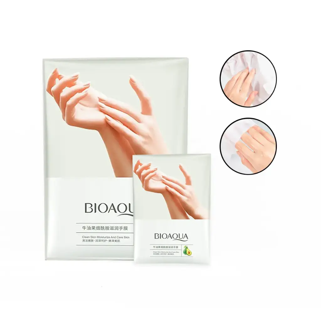 [BAQ-08-MANOS] Mascarilla para manos con extracto de aguacate (3 piezas)