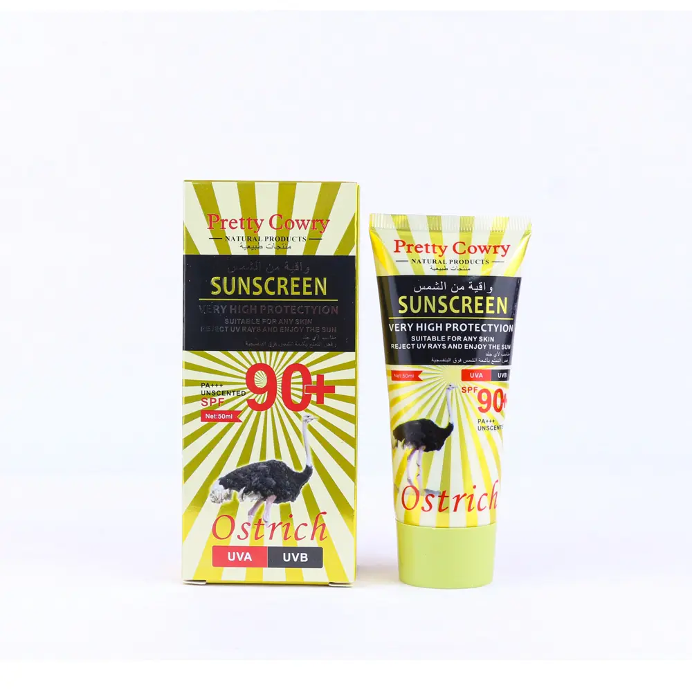 [CREAM-22] Bloqueador solar con extracto de avestruz (12 piezas)