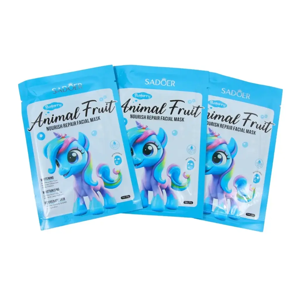 [FM-UNICORN] Mascarilla facial de tela diseño unicornio colorido (90 piezas)