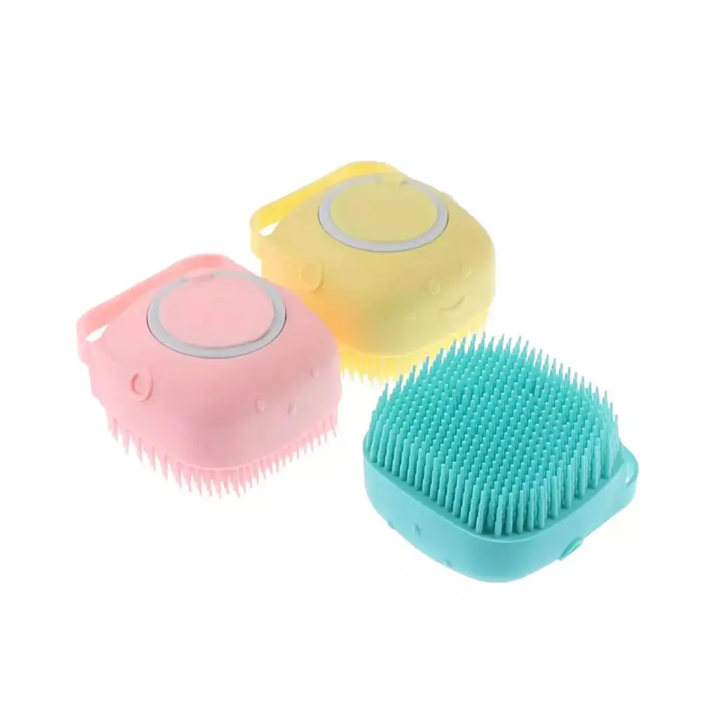 Cepillos de silicón para ducha (4 piezas)