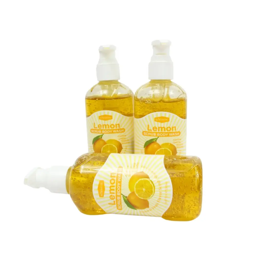 [SKIN-501] Gel y exfoliante de baño con extracto de limón (12 piezas)