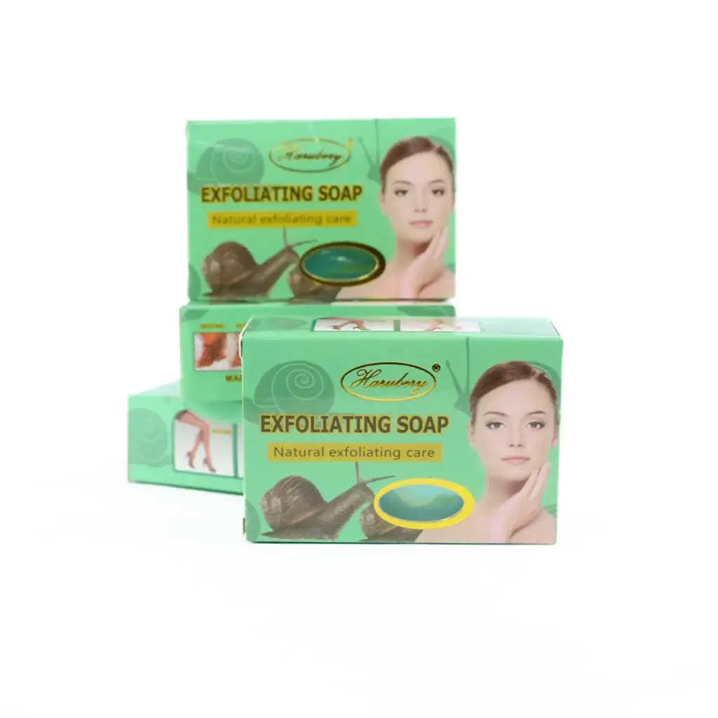 [SOAP-007] Jabón exfoliante con baba de caracol (12 piezas)