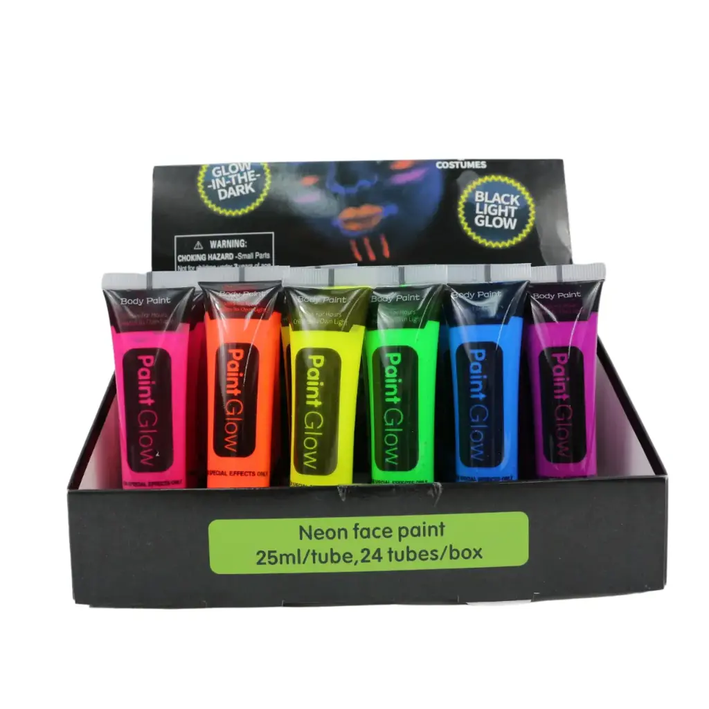 [FHW-04] Pintura facial neón de alta durabilidad (24 piezas)