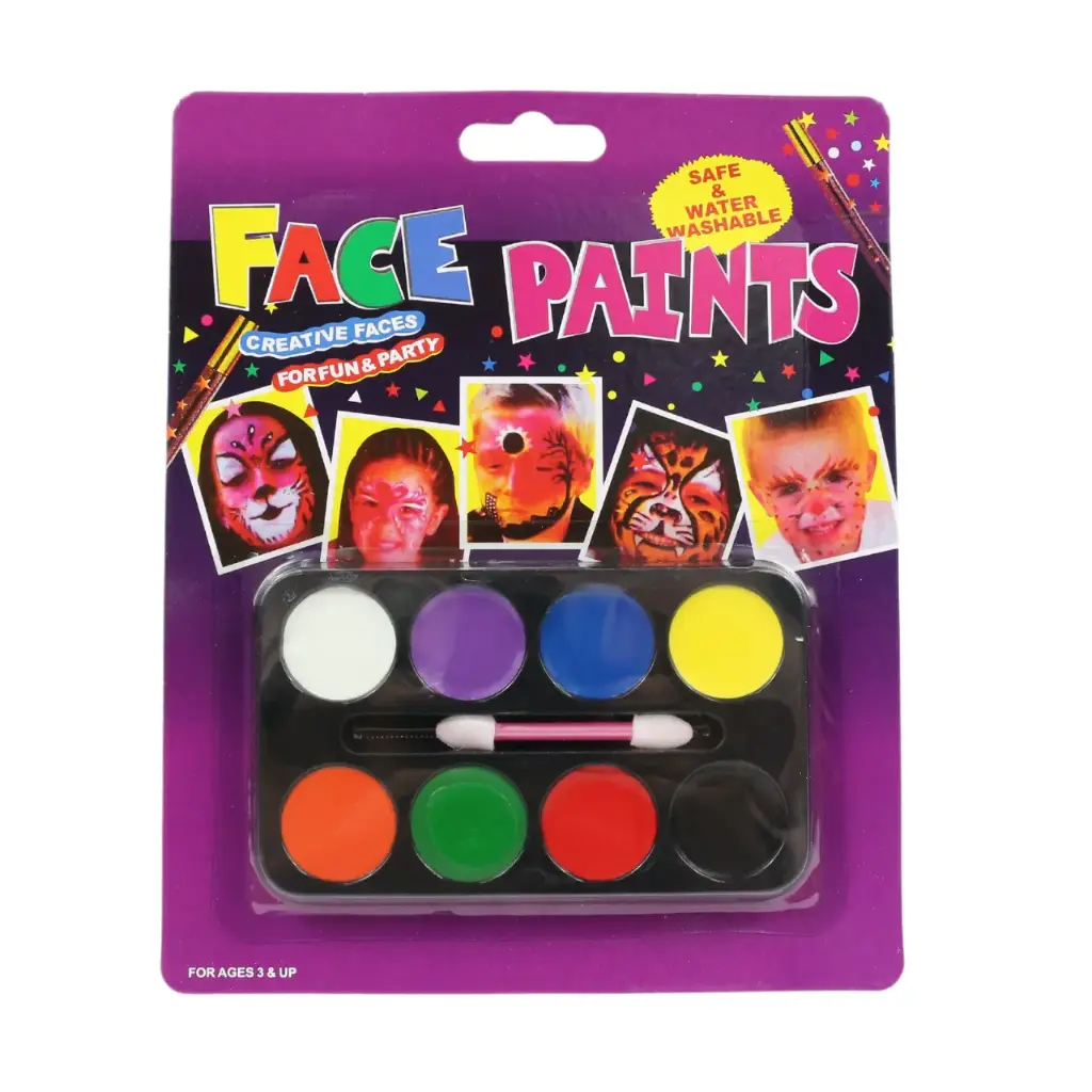 Pintura facial segura para niños (12 piezas)