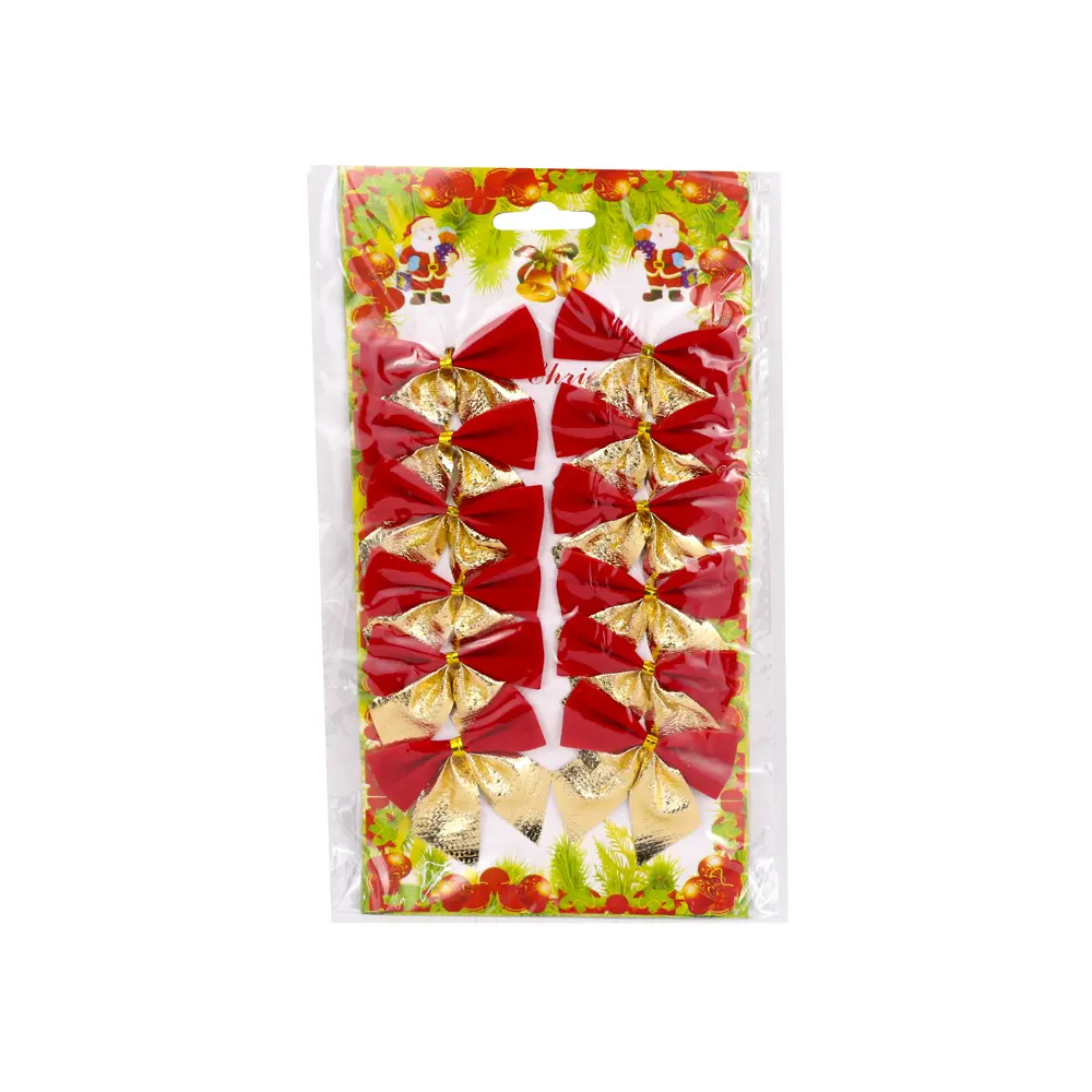 [J3254] Set de moños navideños (12 piezas)