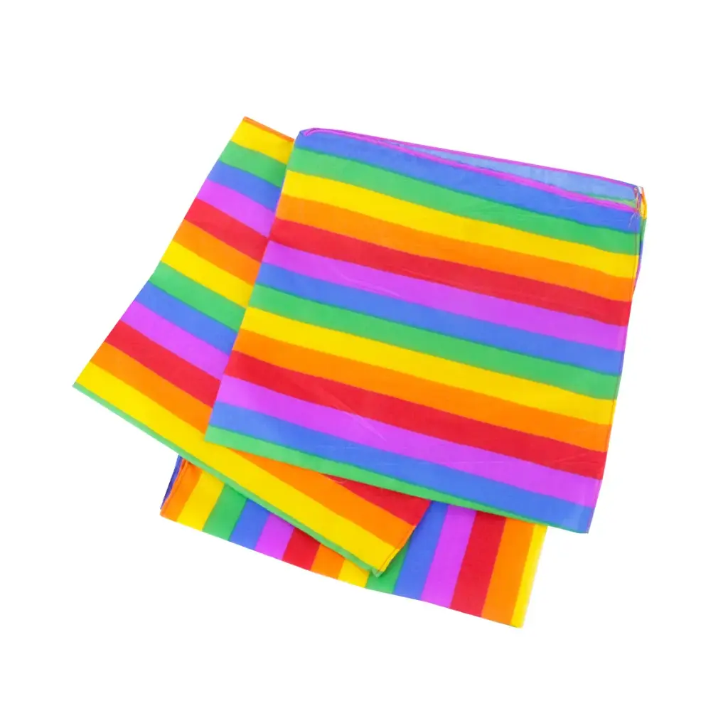 [PRI-10] Mascada pride de colores vibrantes (12 piezas)