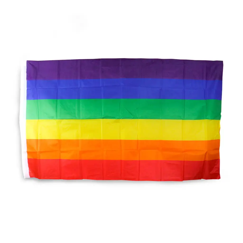 [PRI-12-1] Bandera pride tamaño grande con colores vivos (12 piezas)