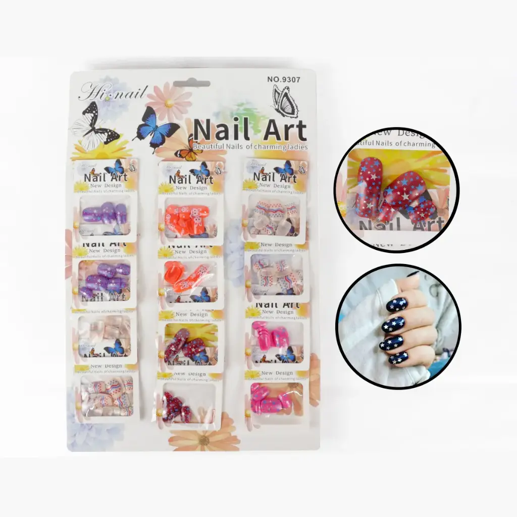 Uñas para uñas de niñas, diseño seguro y cómodo (1 pieza)