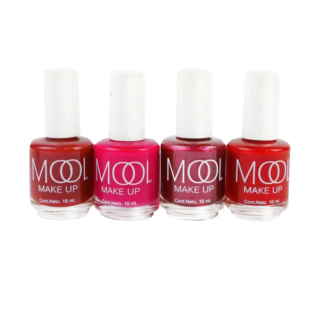Esmalte tonos rojos secado rápido (112 piezas)