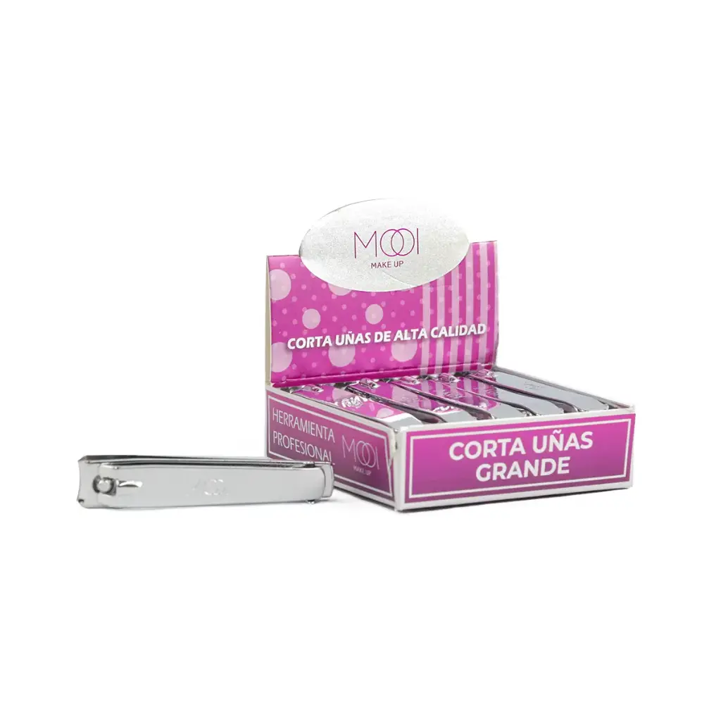 [NAIL-31] Cortauñas grande de acero inoxidable (12 piezas)