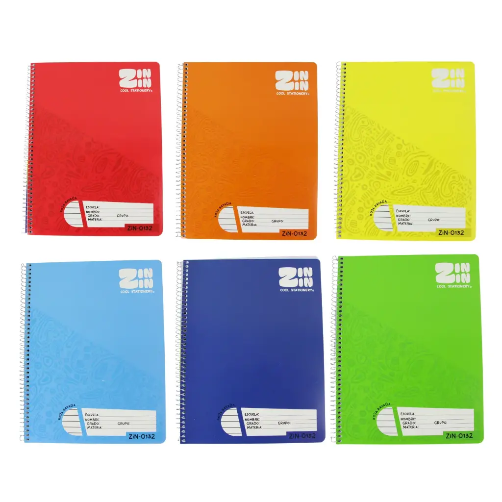 Cuaderno con espiral y hojas rayadas (1 pieza)