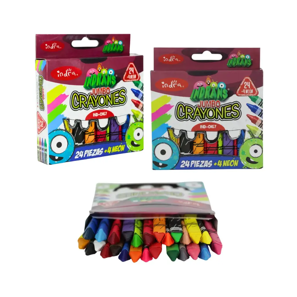Crayón jumbo para colores intensos (1 pieza)