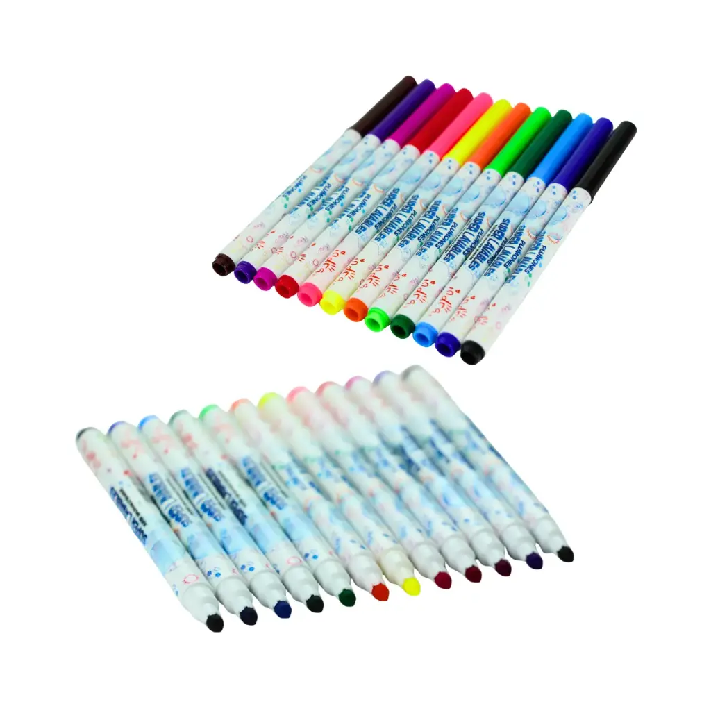 Plumones lavables con aroma fresco (1 pieza)