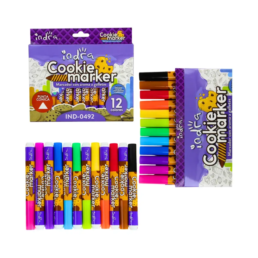 [IND-0492] Marcadores con fragancia atractiva de galleta (1 pieza)