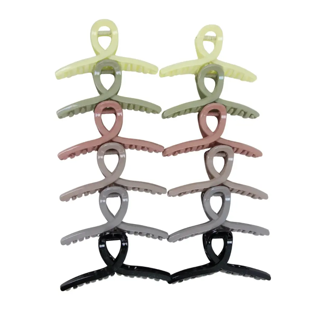 Pinza para cabello para estilos variados (12 piezas)