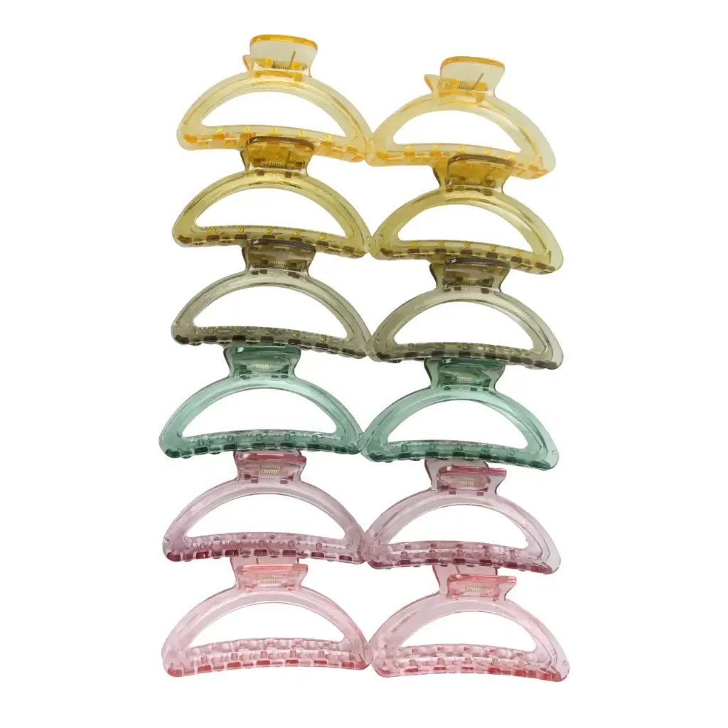 Pinza para cabello ligera (12 piezas)