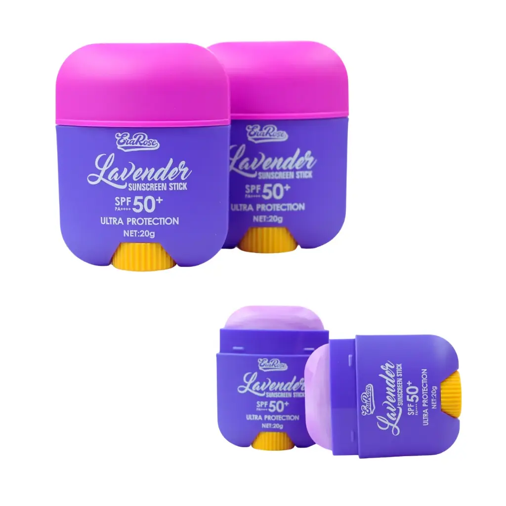 Protector solar facial en barra con lavanda ultra protección (12 piezas)