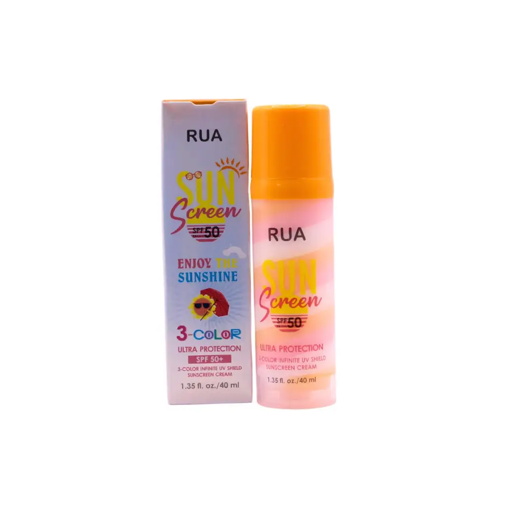 [RUA-6105] Protector solar en crema tricolor con escudo uv infinito (12 piezas)