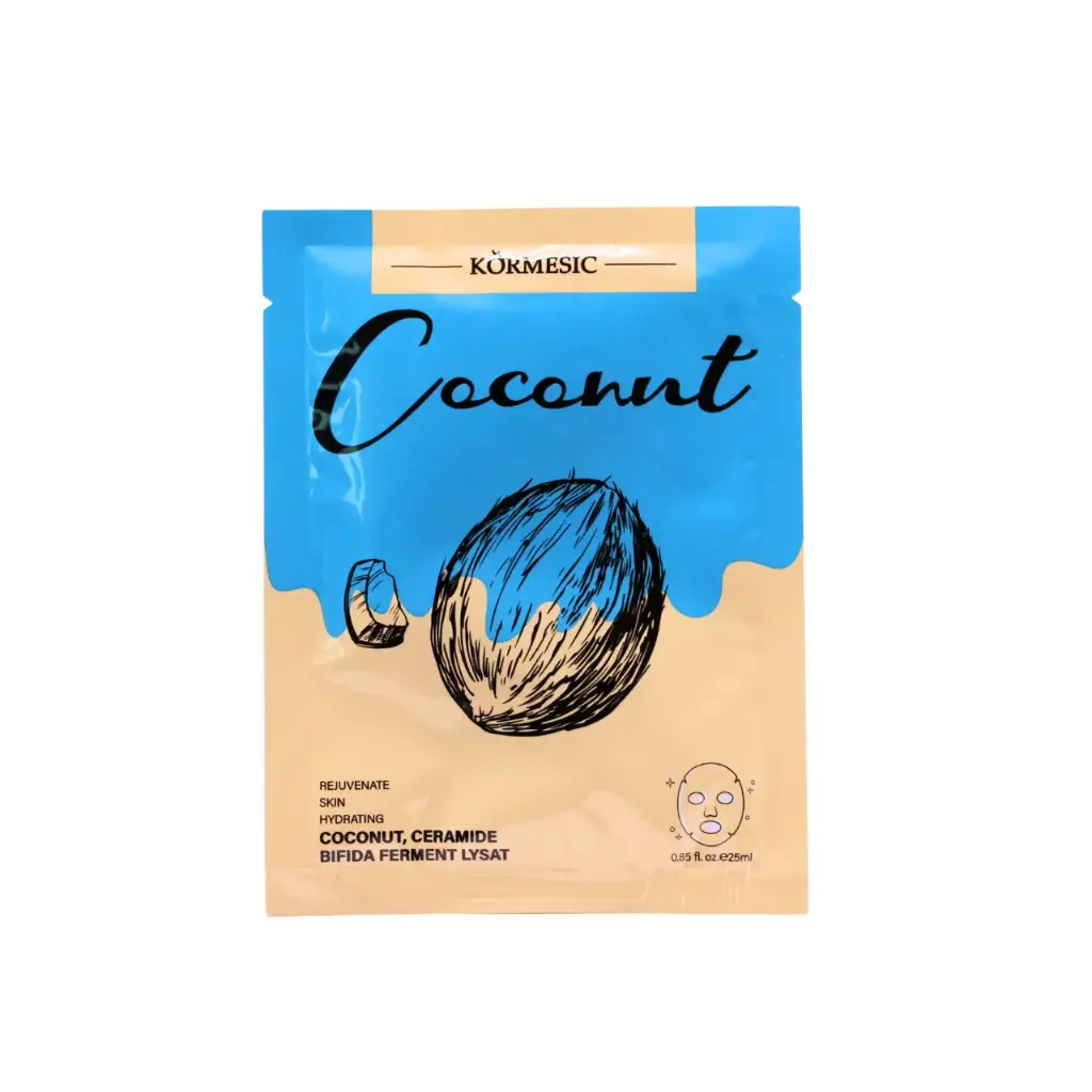 [KMC25692] Mascarilla facial de coco con fórmula natural (90 piezas)