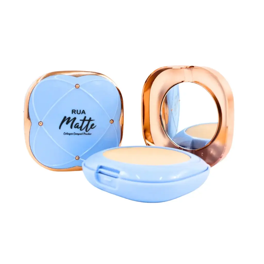[RUA-6009] Polvo compacto dúo perfecto para maquillaje (12 piezas)
