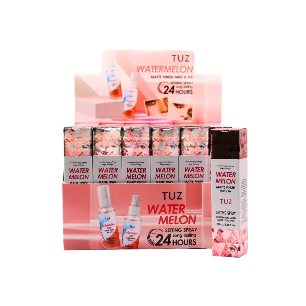 [TUZ-0811] Fijador facial en spray con aroma de sandía (24 piezas)
