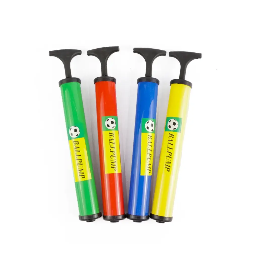 Bomba manual para inflar balones y neumáticos (1 pieza)