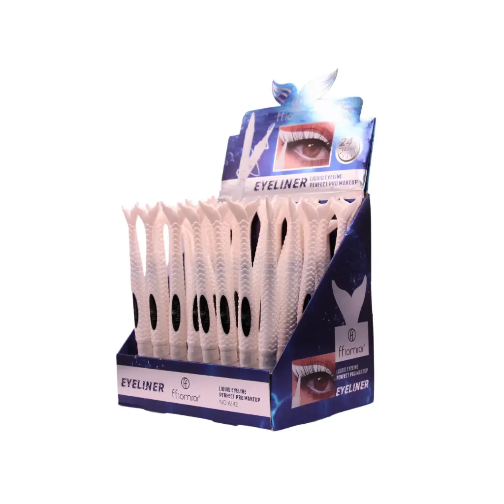 Delineador en plumón color blanco (48 piezas)