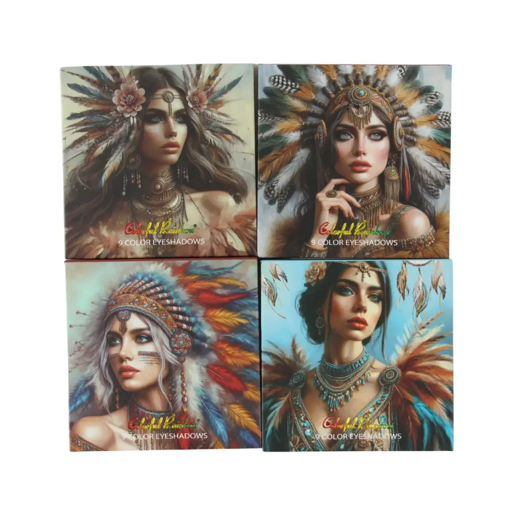 Set de 4 sombras con 9 tonos cada una (4 piezas)