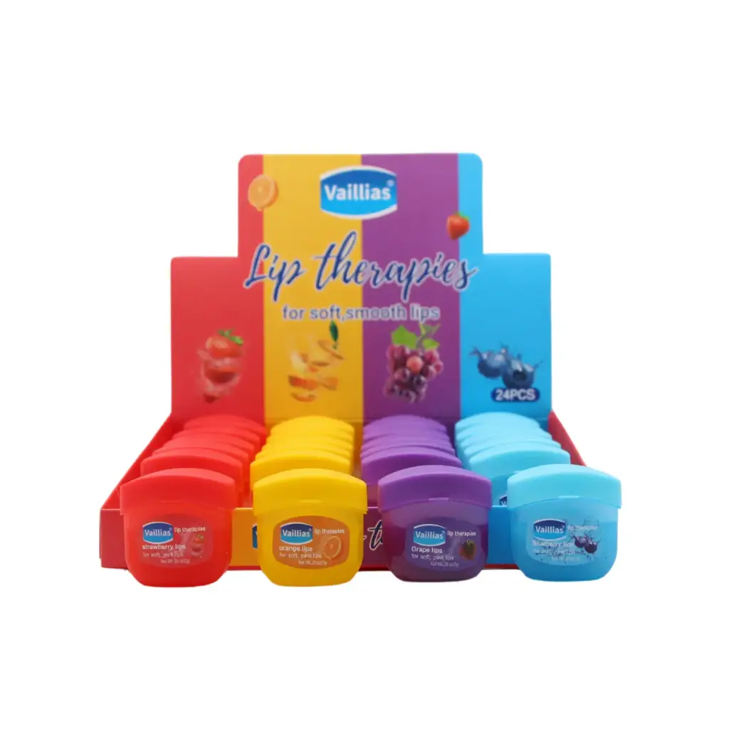 Bálsamo labial nutritivo de vaselina (24 piezas)