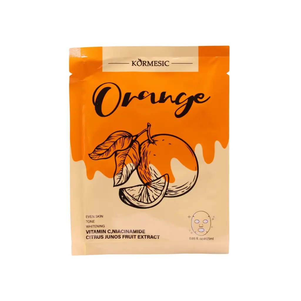 [KMC25685] Mascarilla facial de naranja exfoliante (90 piezas)