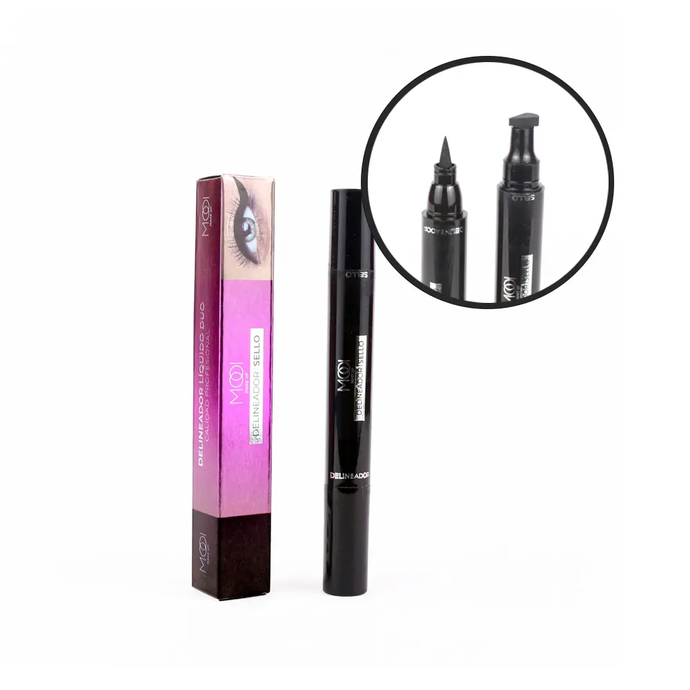 Delineador negro con sello pequeño (24 piezas)