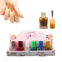 Esmaltes nail polish tonos nude (Set de 12 piezas)