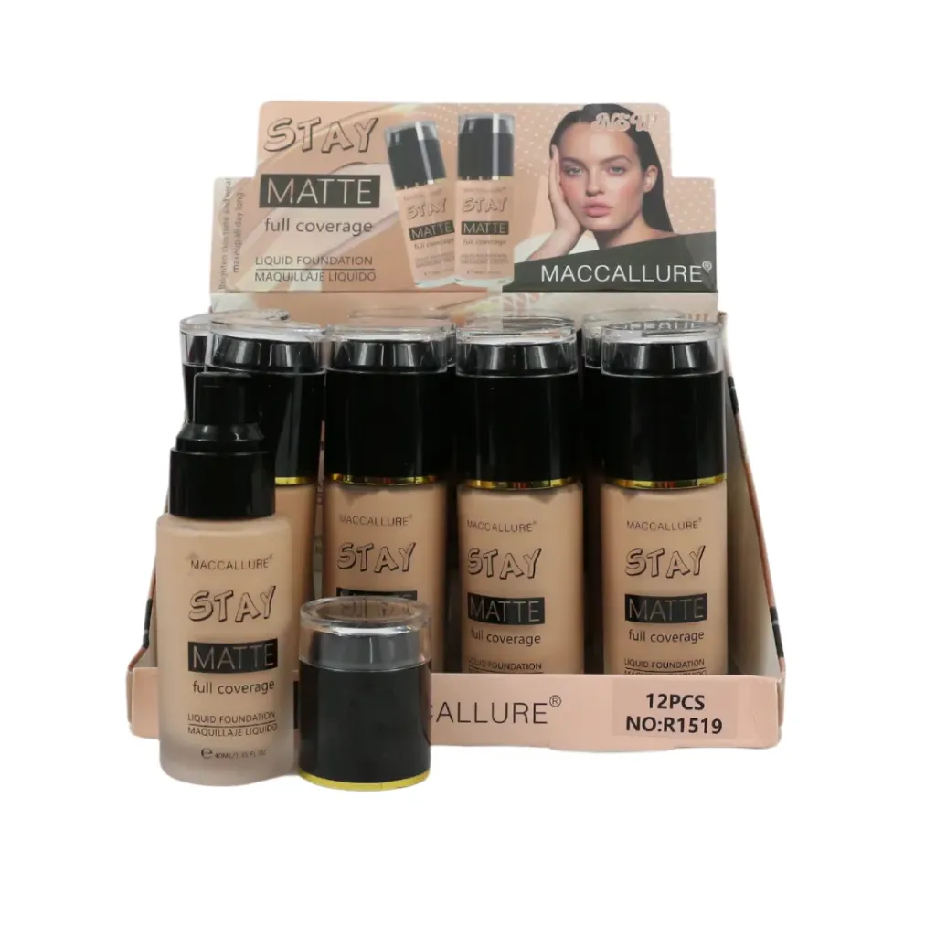 Base de maquillaje con acabado natural (12 piezas)