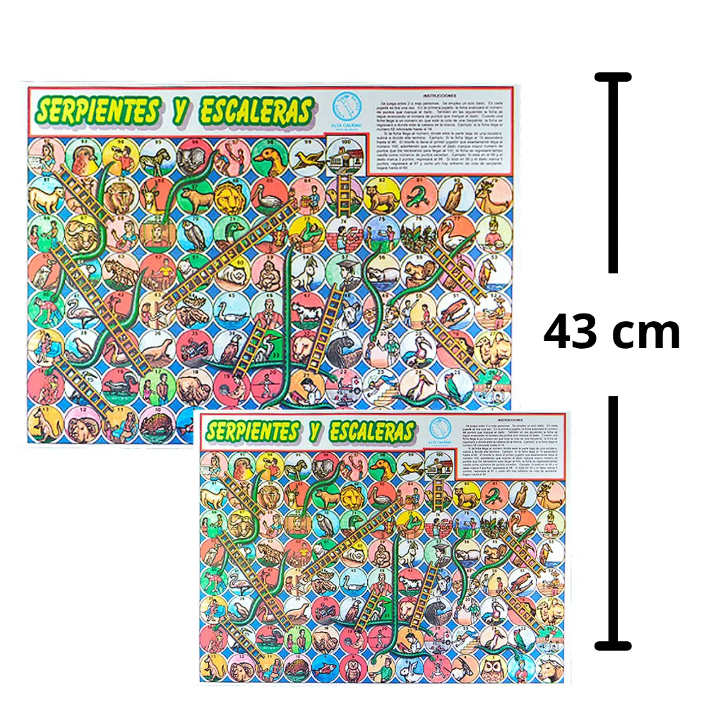 Serpientes y escaleras mega (1pz)