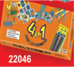 Juego 4 en 1 multiusos para diversión y entretenimiento (1pz)