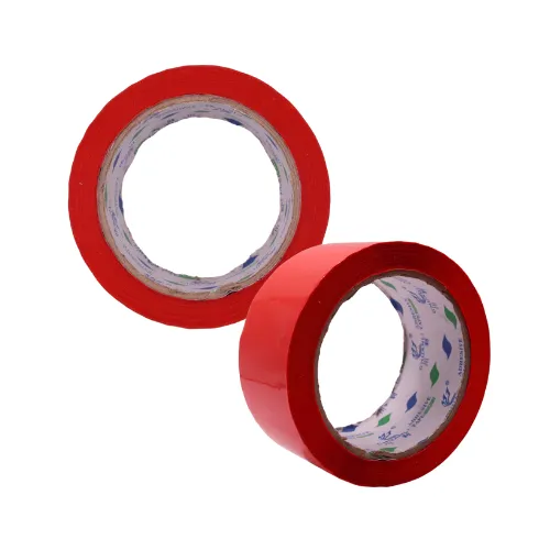 Cinta transparente Roja 4.8cm x 100m (pz)