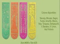 [PP-CH] Papel picado de cortina chica (10 piezas)