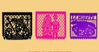 [PP-DM] Papel picado 1/4 (10 piezas)