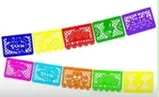 [PP-EP] Papel picado enramada de plástico 1/4 (por pieza)