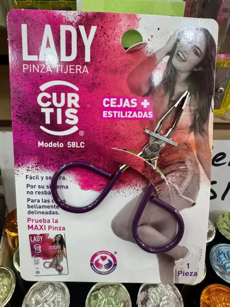 [58LC] Pinzas chicas para cejas (12 piezas)