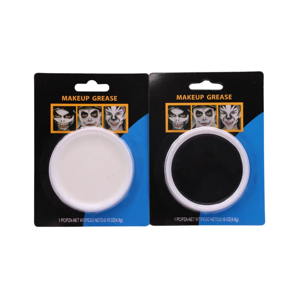 Pintura en crema blanco y negro (12 piezas)