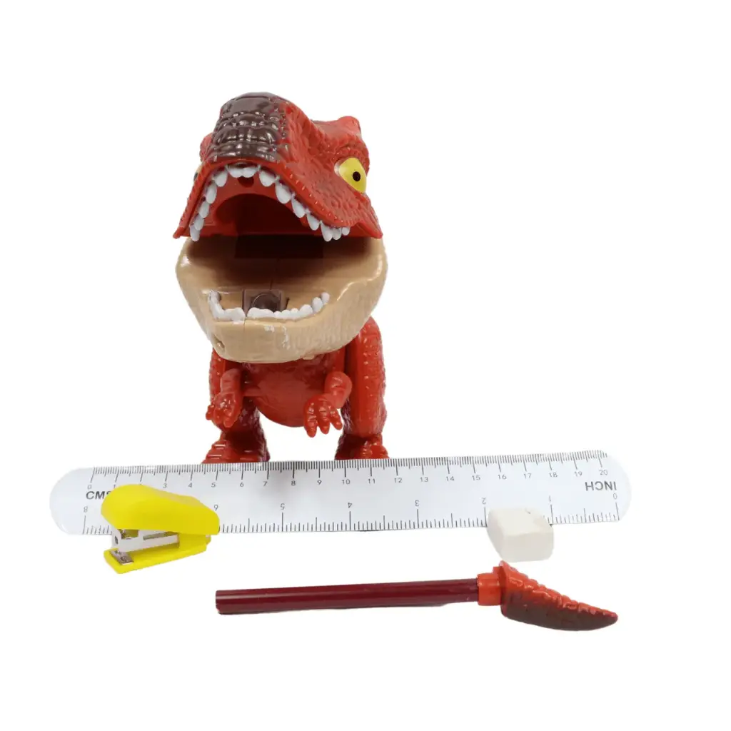 Estación escolar con diseño de dinosaurio (1 pieza)