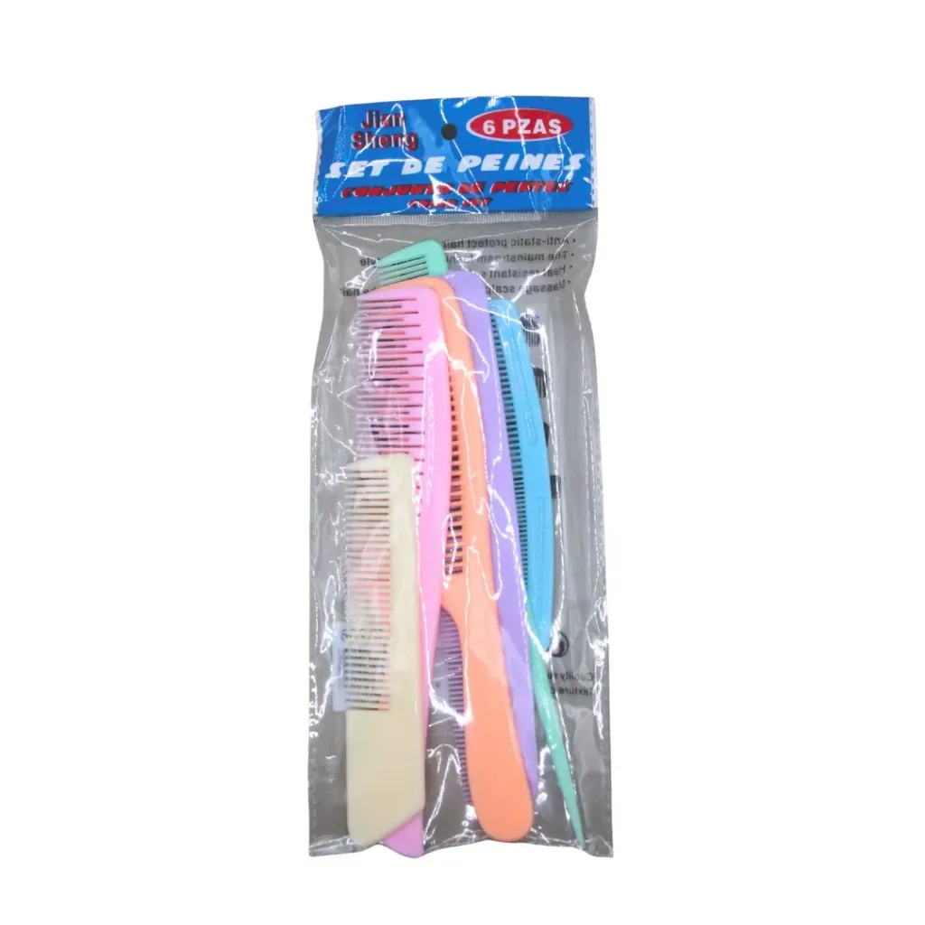 Set 6 peines (Set de 6 piezas)