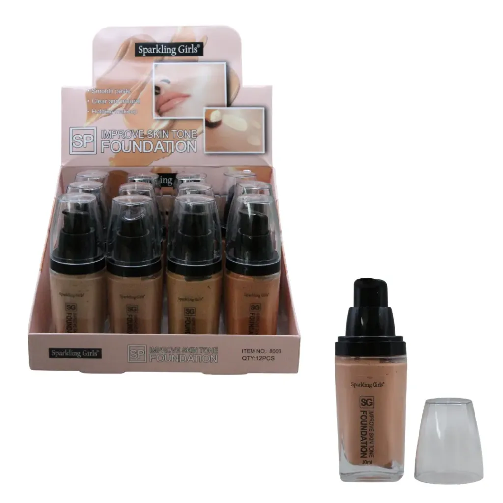 Maquillaje de amplia cobertura (Set de 12 piezas)