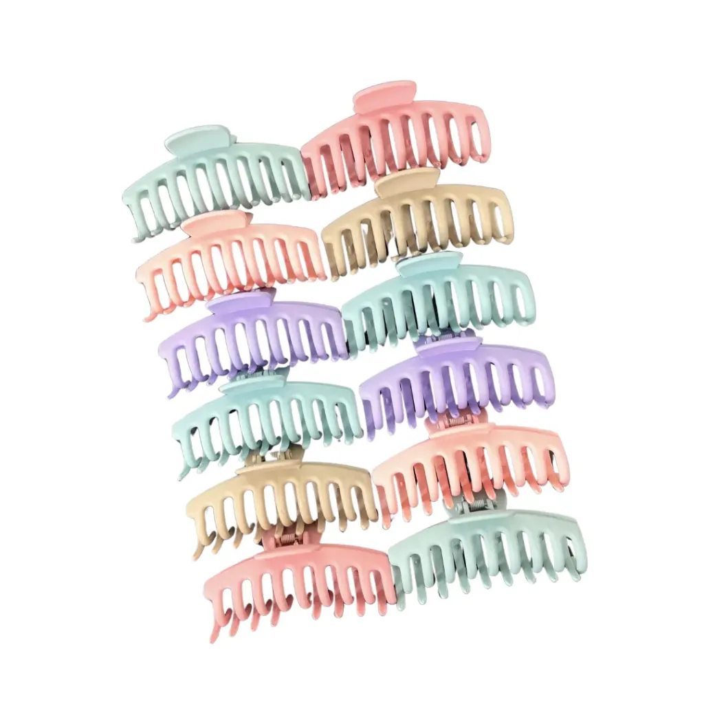 11cm pinza para cabello (Set de 12 piezas)