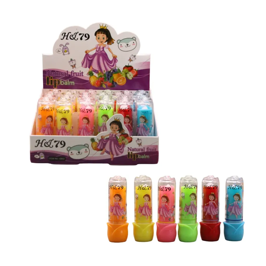 BALSAMO DE LABIOS MAGICO DISEÑO MUÑECAS l (Set de 24 piezas)