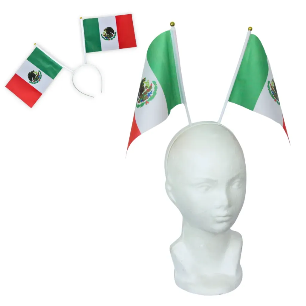 Diadema con banderines (Set de 12 piezas)