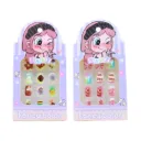 Uñas press-on 6 diseños diferentes 2 por modelo para niña (Set de 12 cajitas)
