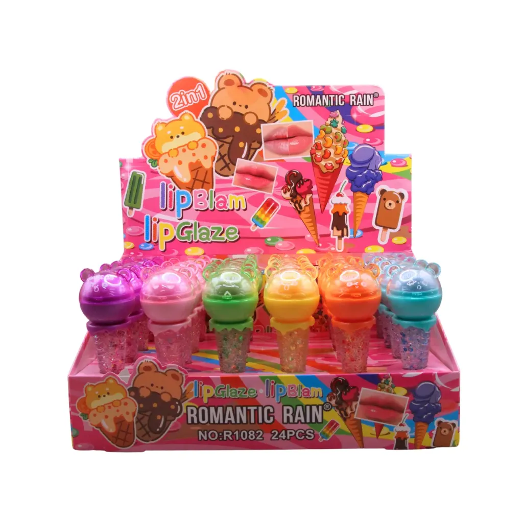 2 en 1 brillo labial y lip gloss (Set de 24 piezas)