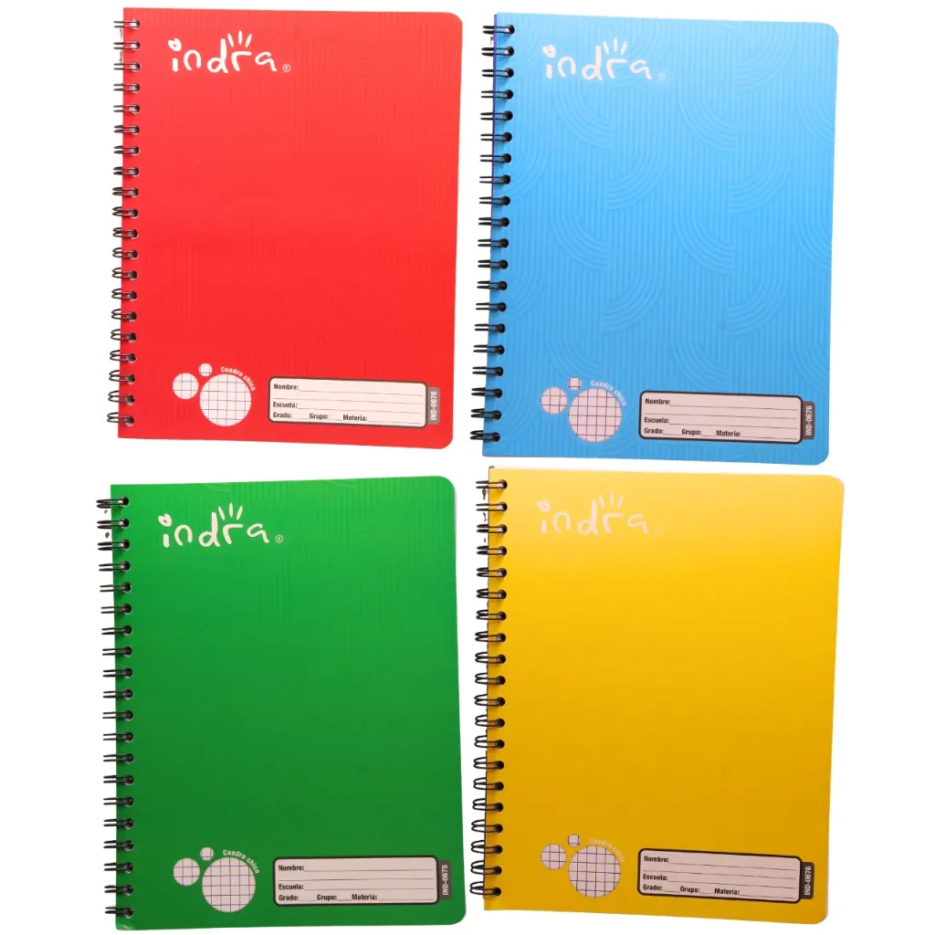 Cuaderno doble espiral cuadro chico 5 profesional IND-0676 (Por pieza)